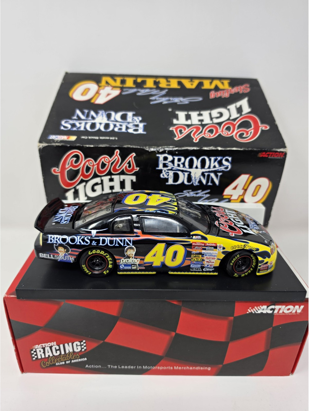 Action NASCAR 1999 Chevy Monte Carlo #40 Sterling Marlin Coors Light 1:24